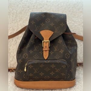 Authentic Louis Vuitton Montsouris MM Backpack